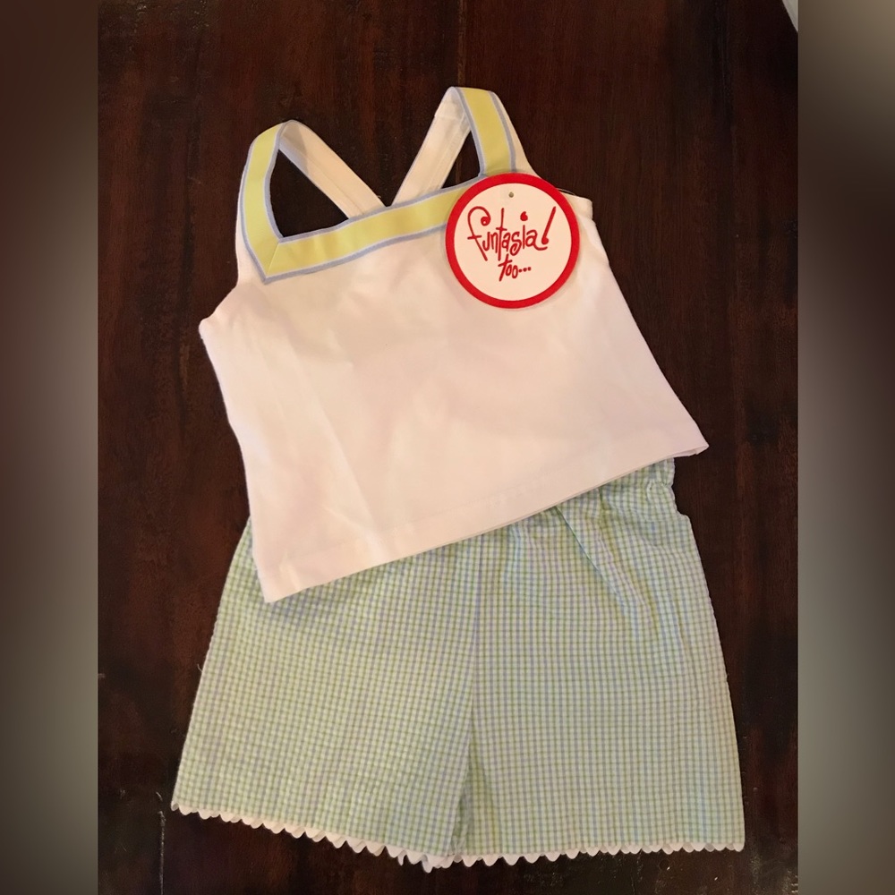 Funtasia Too! New With Tags Girls Short Set